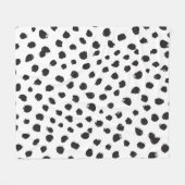 Luipaard textuur:  naadloos patroon. fleece deken (Voorkant (Horizontaal))