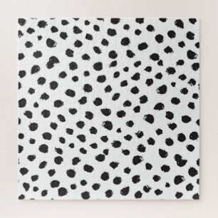 Luipaard textuur:  naadloos patroon. legpuzzel