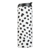 Luipaard textuur:  naadloos patroon. thermosbeker (Gedraaid links)