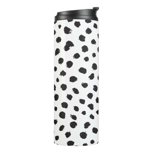 Luipaard textuur:  naadloos patroon. thermosbeker (Gedraaid links)