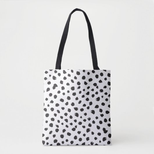 Luipaard textuur: naadloos patroon. tote bag (Voorkant)