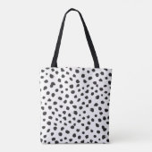 Luipaard textuur: naadloos patroon. tote bag (Achterkant)