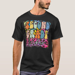 Luipaard Tie Dye 2e klas sfeer terug naar school l T-shirt