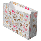 Luipaard tijger grote cadeautas (Voorkant Gekanteld)