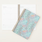 luipaard, tijger, huid, gevlekt, gestreept, Turquo Planner (Display)