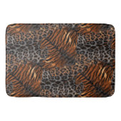 Luipaard tijger vel trendy badmat (Voorkant)