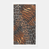 Luipaard tijger vel trendy servet (Voorkant)