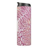 Luipaard tijgerhuid trendy thermosbeker (Geroteerd rechts)