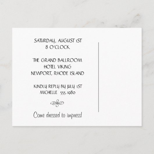 luipaard; uitnodiging voor verjaardag (Achterkant)