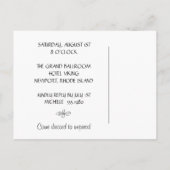 luipaard; uitnodiging voor verjaardag briefkaart (Achterkant)