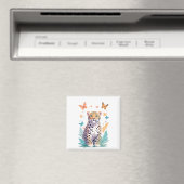 Luipaard Vector Vlinder Schattig Fun Animal Magneet (Insitu (Vaatwasser))