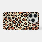 Luipaard vel iPhone hoesje (Achterkant horizontaal)