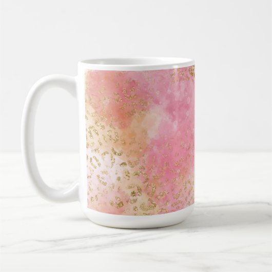 Luipaard Verf Serie Design 13 Koffiemok (Links)