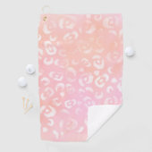 Luipaard Verf Serie Design 1  Golfhanddoek (Insitu)