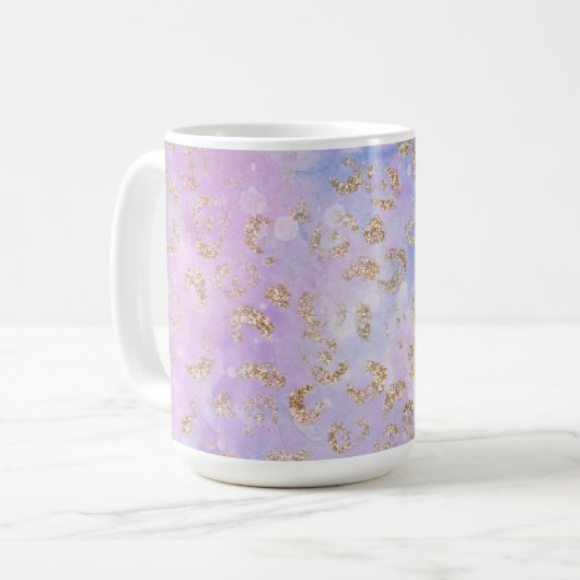 Luipaard Verf Serie Design 3 Koffiemok (Voorkant links)