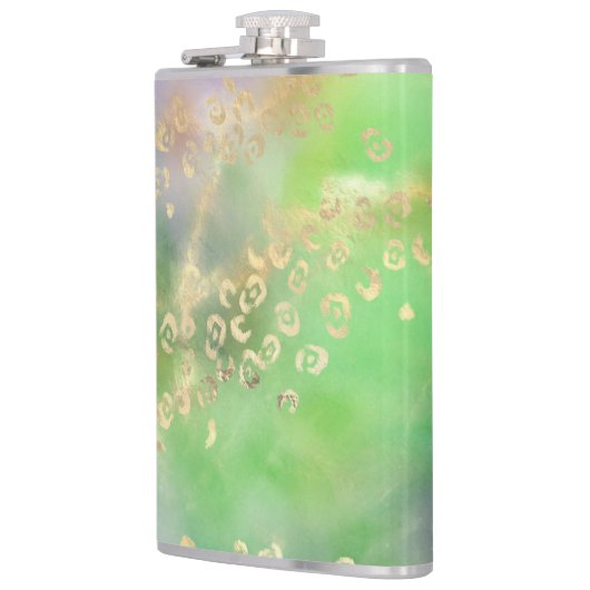 Luipaard Verf Serie Design 4 Heupfles (Links)