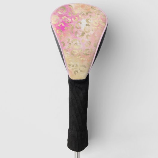 Luipaard Verf Serie Design 5 Golfheadcover (Voorkant)