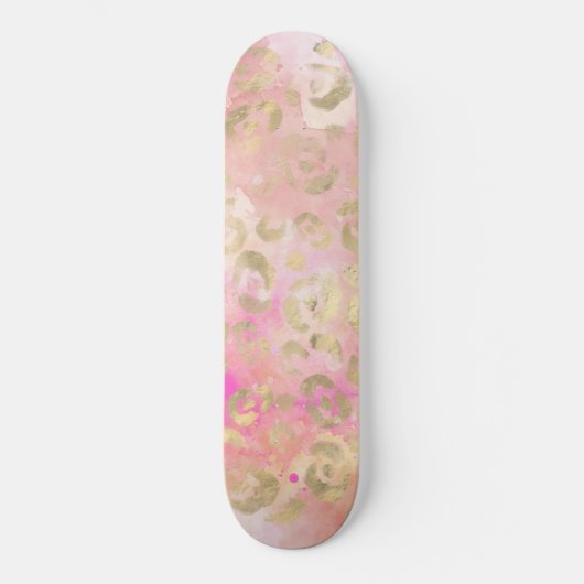 Luipaard Verf Serie Design 5 Persoonlijk Skateboard (Voorkant)