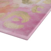 Luipaard Verf Serie Design 5 Snijplank (Hoek)
