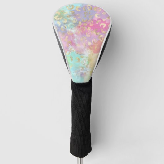 Luipaard Verf Serie Ontwerp 2 Golfheadcover (Voorkant)