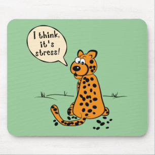 Luipaard verliest vlekken - ik denk dat het stress muismat