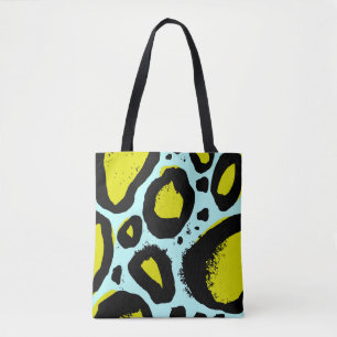 Luipaard Vibrance: kleurrijke wilde texturen. Tote Bag