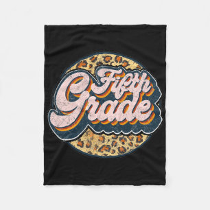 Luipaard vijfde leraar Schattig 5e leerjaar terug  Fleece Deken