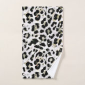 Luipaard - vingerafdrukken met vingerafdrukken bad handdoek (Handdoek)