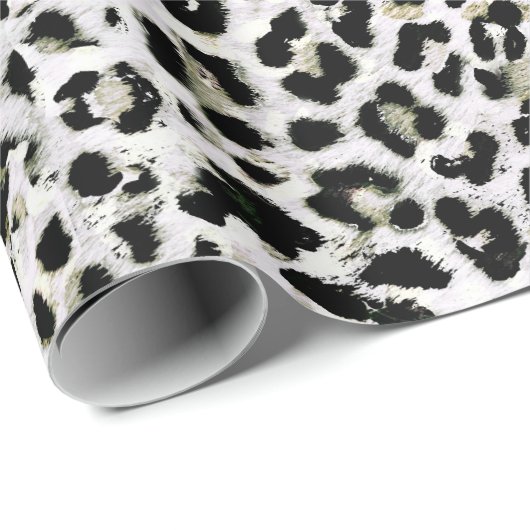 Luipaard - vingerafdrukken met vingerafdrukken cadeaupapier (Rol Hoek)