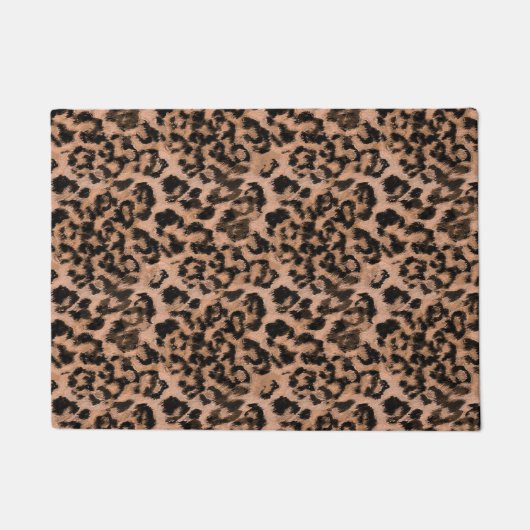 Luipaard - vingerafdrukken met vingerafdrukken deurmat (Voorkant)