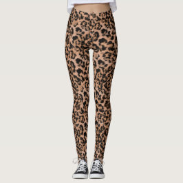 Luipaard - vingerafdrukken met vingerafdrukken leggings