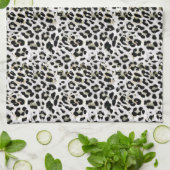 Luipaard - vingerafdrukken met vingerafdrukken theedoek (Gevouwen)