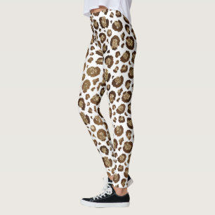 Luipaard Vlekken Wilde Dieren Gouden Glitter Safar Leggings