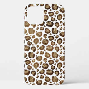 Luipaard Vlekken Wilde Dieren Gouden Glittersafari Case-Mate iPhone Case