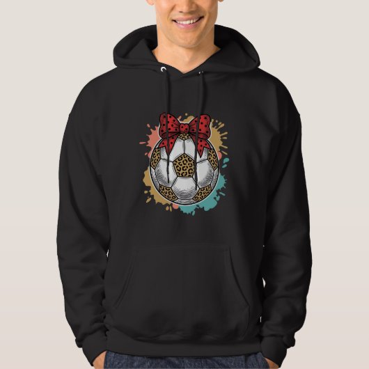 Luipaard Voetbal Boog Vintage Gravure Shirt Ontwer (Voorkant)
