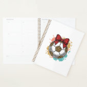 Luipaard Voetbal Boog Vintage Gravure Shirt Ontwer Planner (Display)