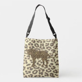 luipaard voor de bontzak van leopard crossbody tas (Achterkant)