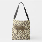 luipaard voor de bontzak van leopard crossbody tas (Voorkant)