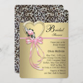 Luipaard Vrijgezellenfeest Kaart (Voorkant / Achterkant)