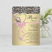 Luipaard Vrijgezellenfeest Kaart (Staand voorkant)