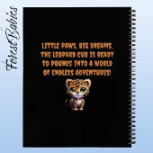 Luipaard Welpje Kitten Kat Jungle Safari Dier Notitieboek