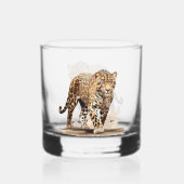 Luipaard Whisky Glas (Achterkant)
