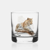 Luipaard Whisky Glas (Achterkant)