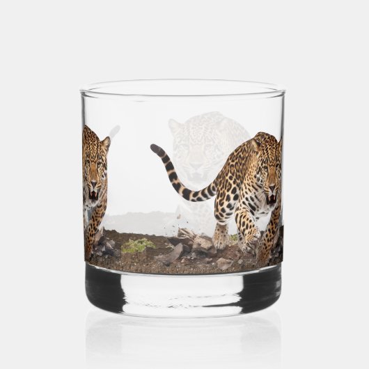 Luipaard Whisky Glas (Achterkant)