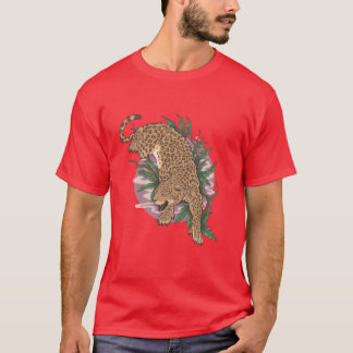 luipaard wild dier klim familie t-shirt
