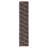Luipaard, Zebra, Giraffe, Tijger Patroon Korte Tafelloper (Voorkant)
