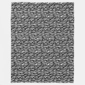 Luipaardafdrukaccent Fleece Deken (Voorkant)