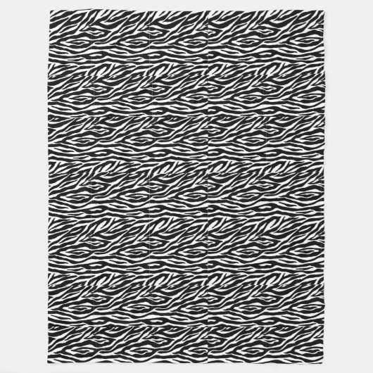 Luipaardafdrukaccent Fleece Deken (Voorkant)