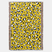 Luipaardafdrukken, luipspuiten, geel luipaard deken (Voorkant Verticaal)