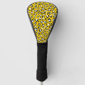 Luipaardafdrukken, luipspuiten, geel luipaard golfheadcover (Voorkant)